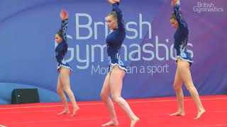 Harefield Senior Group Bronze 2018 Acrobatic British Championships [upl. by Rehpotsrihc]