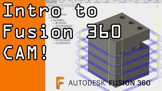 Fusion 360 Basic CAM Tutorial FF53 [upl. by Leile]