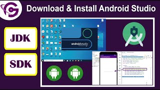 How to Install Android Studio With Java JDK and SDK on Windows 10 [upl. by Htebizile]