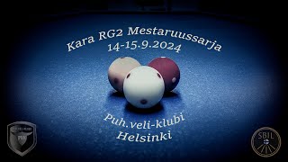 Kara Mestaruussarja RG2 Kausi 20242025  Pöytä 2  Playoff  1492024  PVK Helsinki [upl. by Eilama722]