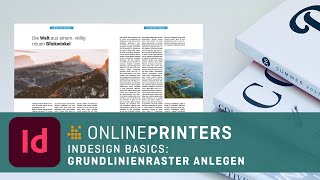 Grundlinienraster in InDesign anlegen – Basics Tutorial [upl. by Kass]