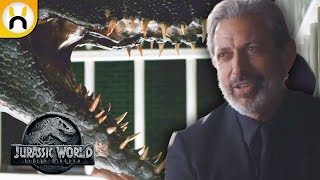 Ian Malcolm and Indoraptor First Looks  Jurassic World Fallen Kingdom Preview Breakdown [upl. by Arutak]