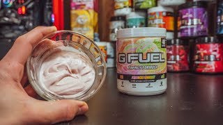 MIXING RAINBOW SHERBET GFUEL WITH ICE CREAM  GFUEL SHERBET ICE CREAM MIX [upl. by Nohsed]