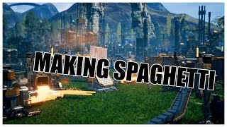 Satisfactory livestream making steel and pasta [upl. by Sprung]