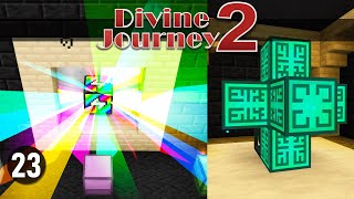 Divine Journey 2 Ep23  Rainbow Generator amp Quantum Quarry Modded Minecraft [upl. by Loleta528]