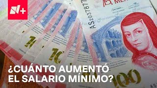 Salario Mínimo en 2024 ¿Cuánto aumentó en México  Despierta [upl. by Lyrred]