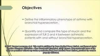 Asthma with bronchial hypersecrection role of TLRs and mucins Video Abstract ID 142200 [upl. by Pelletier600]