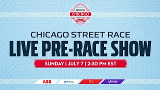 Live Chicago Street Race prerace show  NASCAR [upl. by Nosnah]