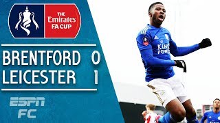 Brentford 01 Leicester City Kelechi Iheanacho fires Foxes into 5th Round  FA Cup Highlights [upl. by Eelnayr852]