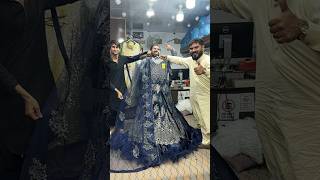 Rs 37000 Partywear Dress Pishwas sharara with frill with long maxi pakistanidrama saeedclothhouse [upl. by Sej]