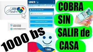 🥇como COBRAR el BONO CONTRA EL HAMBRE por internet💰💰💰💸💸💸 [upl. by Zandra]