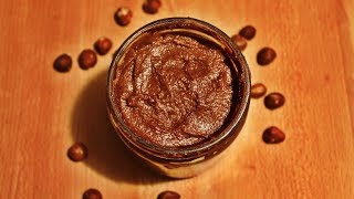 VEGANE Nutella selber machen I OHNE ZUCKER und PALMÖL I GESUND schnell einfach [upl. by Clercq]