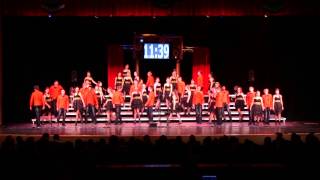 Keokuk Purple Harmony  West Delaware HS Finals Red Carpet Gala 2014 [upl. by Norrek]