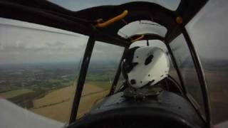 De Havilland DHC1 Chipmunk GBZGA Aerobatics [upl. by Secor113]