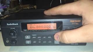 RadioShack Pro 2050 Scanner Programming Tutorial Police Scanner [upl. by Bilat]