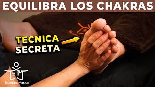 REFLEXOLOGÍA PODAL 🦶 para EQUILIBRAR los CHAKRAS ✨ [upl. by Hotchkiss]