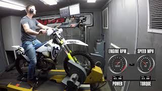 2020 Husqvarna FX 350 Dyno Test [upl. by Haleigh]