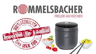 ROMMELSBACHER Tutorial ⚙️ Multi Reiskocher MRK 500 RISA 🍚 Kurzanleitung [upl. by Sivrup]