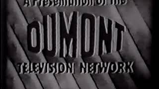 Dumont Television Network NBC 1950 [upl. by Edgar]