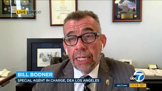 DEALosAngeles ABC7com interview wBill Bodner Chief Los Angeles Division about DEA Take Back [upl. by Ynattyrb618]