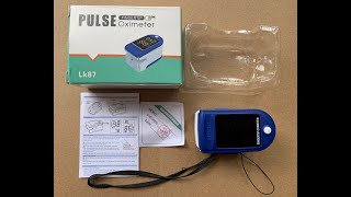 How to install battery on oximeter LK 87 [upl. by Ailuy259]