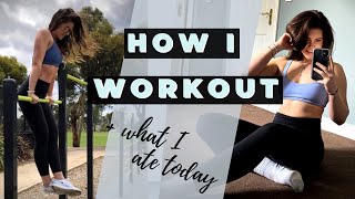 My Workout Routine amp What I Ate Today [upl. by Garvey]