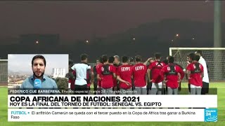 Informe desde Yaundé Senegal enfrenta a Egipto en la final de la CAN2021 [upl. by Dloniger176]