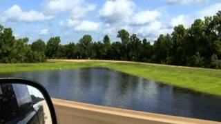 Louisiana Flood of 2011  Flooded Homes  May 25 2011 [upl. by Nairred]