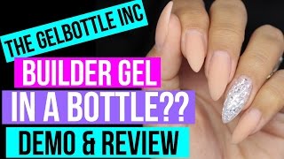 BUILDER GEL IN A BOTTLE GEL BOTTLE INC DEMO APPLICATION amp REVIEW [upl. by Arly]