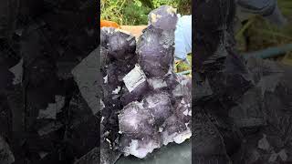 Fluorite with Calcite from Pakistan  Fine Art Minerals  Fluorite  Specimen [upl. by Atyekram]