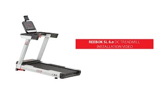 REEBOK SL 80 TREADMILL INSTALLATION VIDEO  WELCARE [upl. by Asirac]