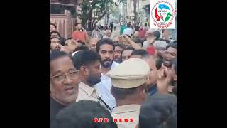 CONGRESS LEADER FEROZ KHANOSMAN KHAN VS AIMIM MLA NAMPALLY MAJID HUSSAINEK DUSRE PE HAMLA KARDIYA [upl. by Klatt]