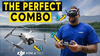 Fly DJI MINI 4 PRO with FPV GOGGLES 3 and DJI RC 2  The Perfect Combo [upl. by Racso]