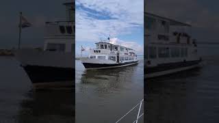 Segelschiff fährt auf den Bodensee und kreuzt Rhynegg [upl. by Claiborne]