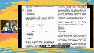 AULA ENEM 2024 REAÇÕES ORGÂNICAS [upl. by Gilbert896]