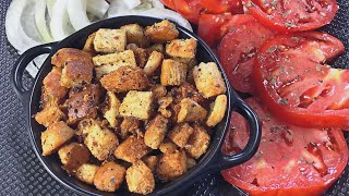 2 Crispy Recipes Croutons and Panko Flour [upl. by Stillman67]