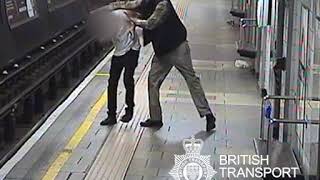 Man pushed onto tracks at Stockwell station appeal  London Underground [upl. by Laws]