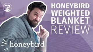 Honeybird Weighted Blanket Review  The Best Weight Distribution [upl. by Leahcimaj]