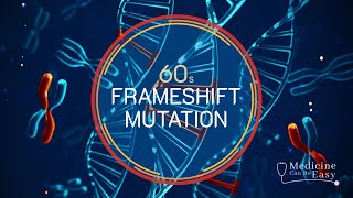 Genetics in 60 seconds Frameshift Mutation [upl. by Gawlas421]