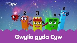 Gwylio gyda Cyw  Blociau Rhif [upl. by Ary785]