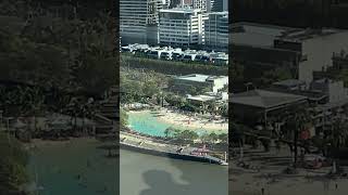 Streets Beach the one and only iconic city beach in Australia South Bank Brisbane [upl. by Ueihtam]