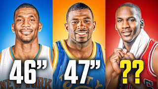 Top 8 Highest Vertical Jumps In NBA History [upl. by Sabah]