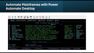 Automate Mainframes or terminal applications using power automate desktop [upl. by Ri]