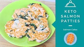 Keto Salmon Patties  Low Carb Salmon Cakes KetoBox [upl. by Enineg]