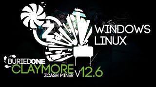 How To Mine ZCash With NEW Claymore Miner V126 [upl. by Gnauq]