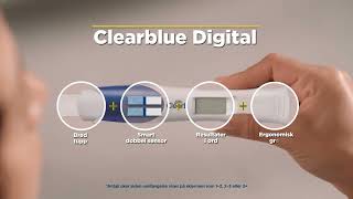 Clearblue® Digital Graviditetstest med Ukeindikator kun for Norge [upl. by Akinit]