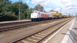 STRABAG NOHAB Durchfährt Bahnhof Priort Richtung Golm am 12032024 [upl. by Lednik]