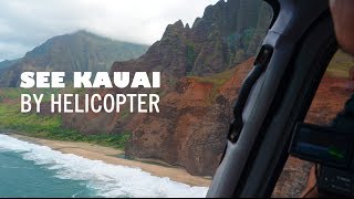 Things to do in Kauai Hawaii  Island Helicopter Tour [upl. by Harmonia]