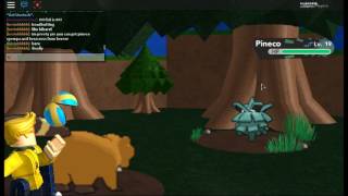 How to get Pineco Spewpa and Heracross Roblox Pokemon Brick Bronze [upl. by Kristi945]