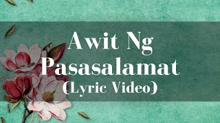 Madelyn Pascua  Awit Ng Pasasalamat Lyric Video [upl. by Rtoip607]